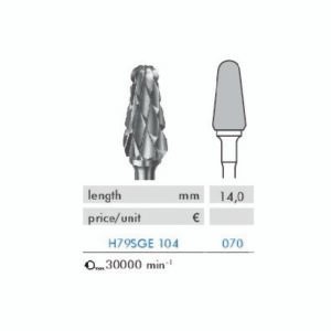 Broca de tungsténio – hiperqueratose 10000rpm